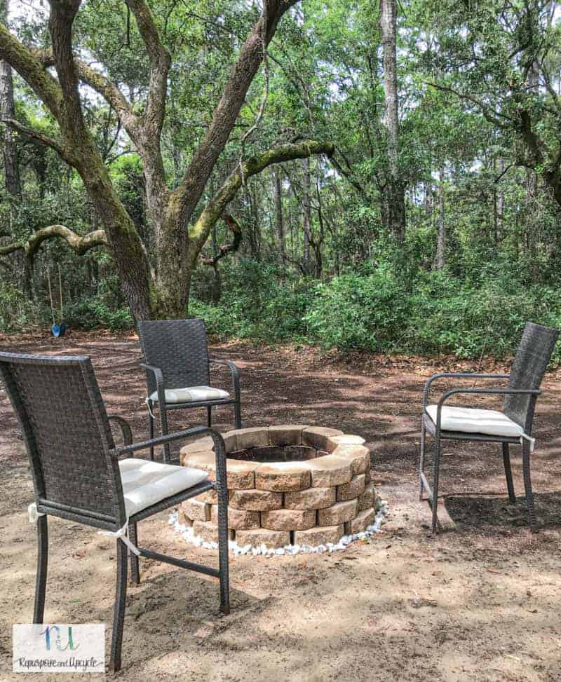 How to Build a Simple Concrete Paver Fire Pit in about One Hour