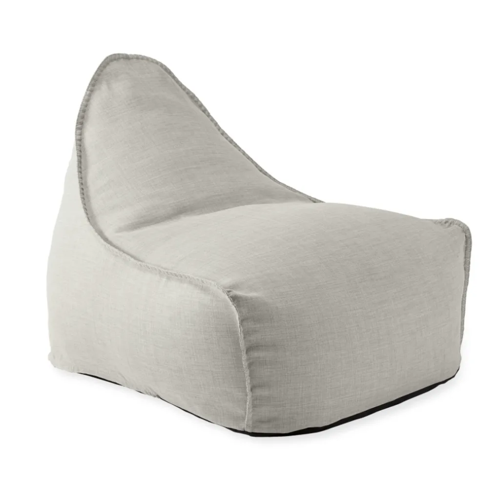 sleek pouf lounger