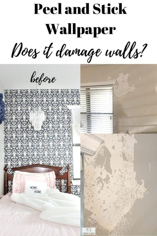 Peel and Stick Wallpaper; Does it Damage Paint When Removed?