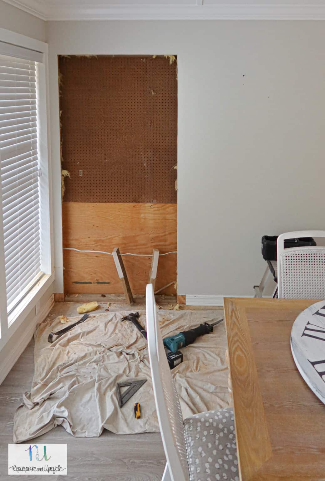 Opening a Dining Room Wall into the Living Room with a new Doorway