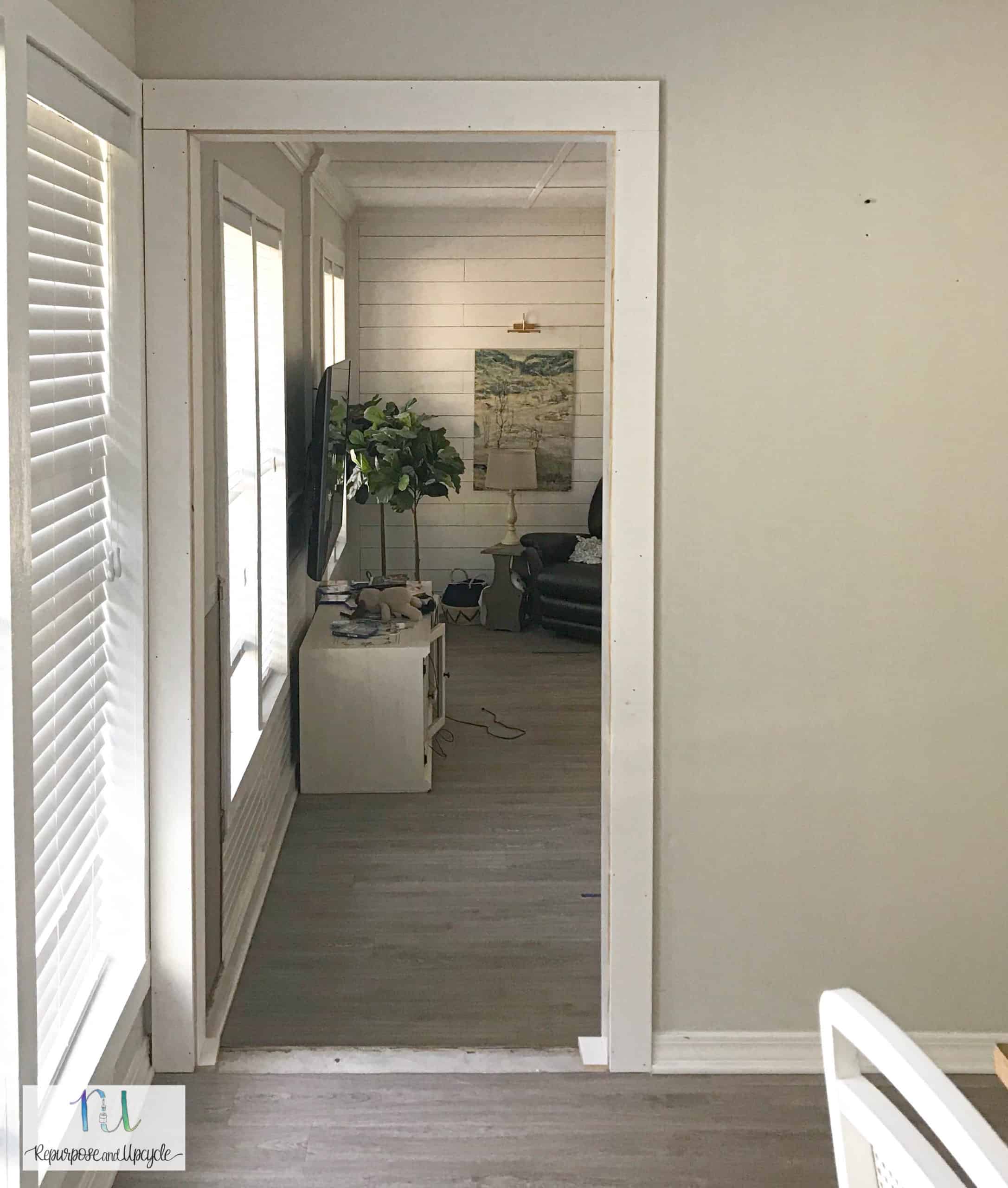 Opening a Dining Room Wall into the Living Room with a new Doorway