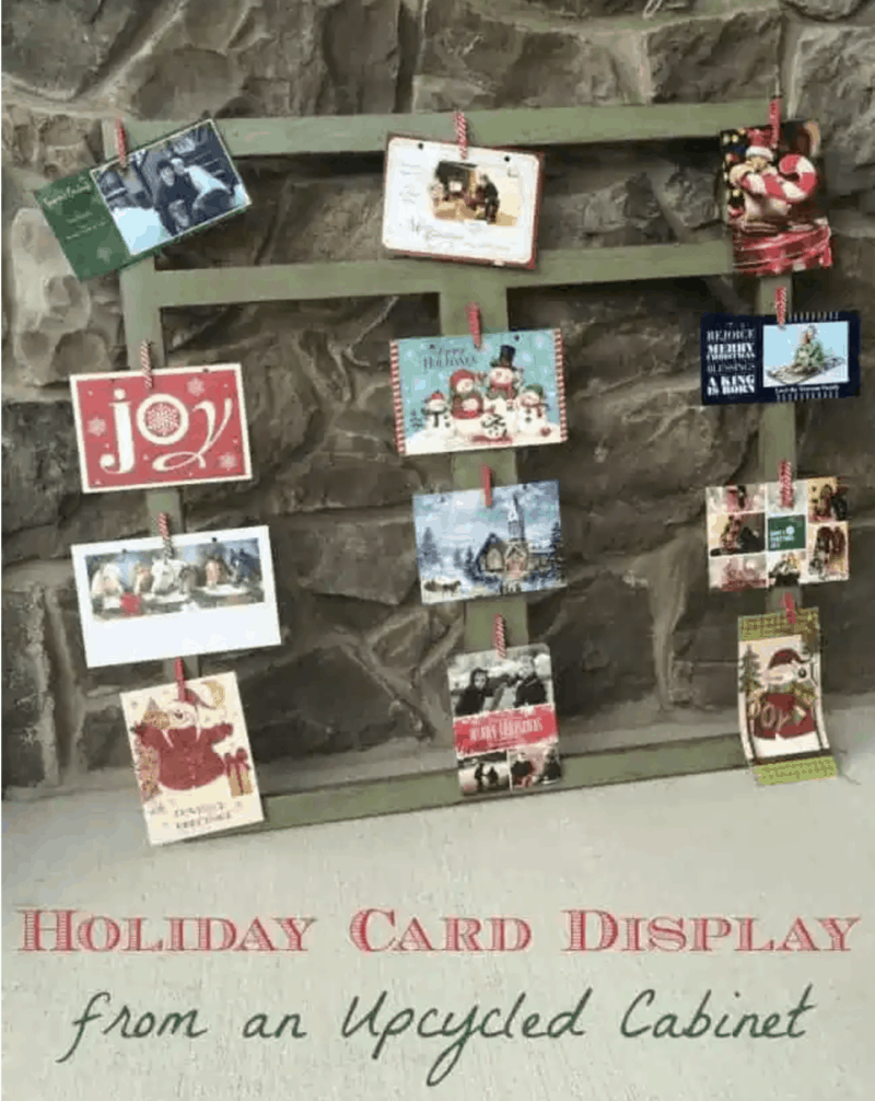 How to Display Christmas Cards with these DIY Holiday Card Holders