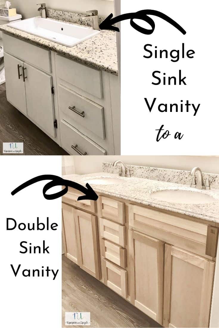 Replacing a Single Sink Vanity with a Double Sink Vanity