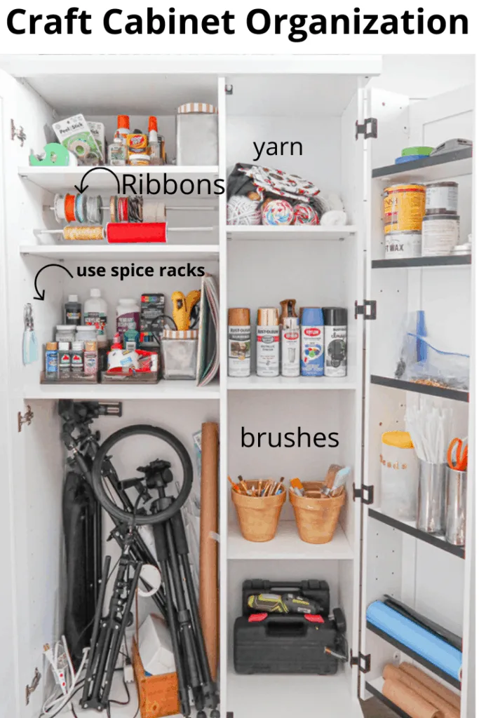 craft cabinet organization 