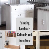 Painting laminate cabinets and furniture