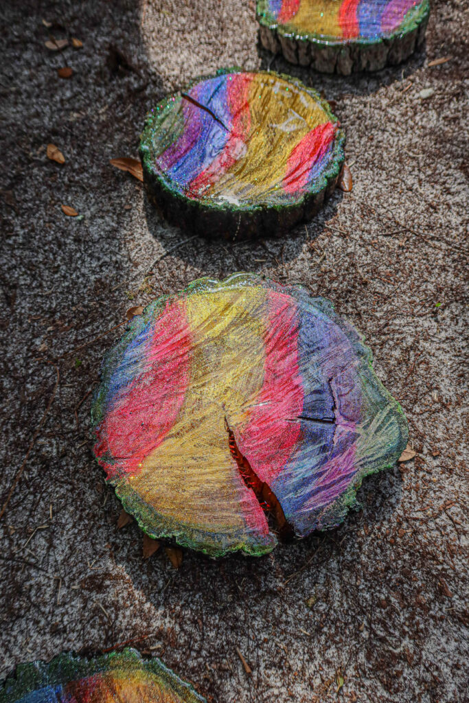 painted stepping stones 