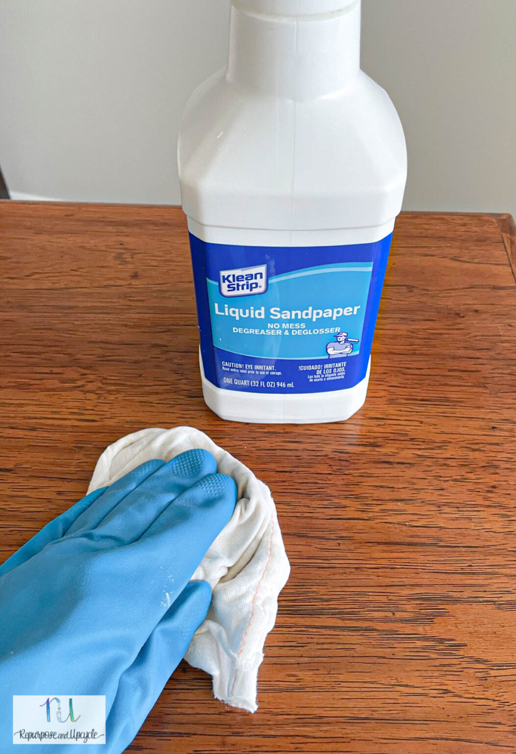 Wood furniture Makeover with Unicorn SPiT as a Gel Stain in Three Easy