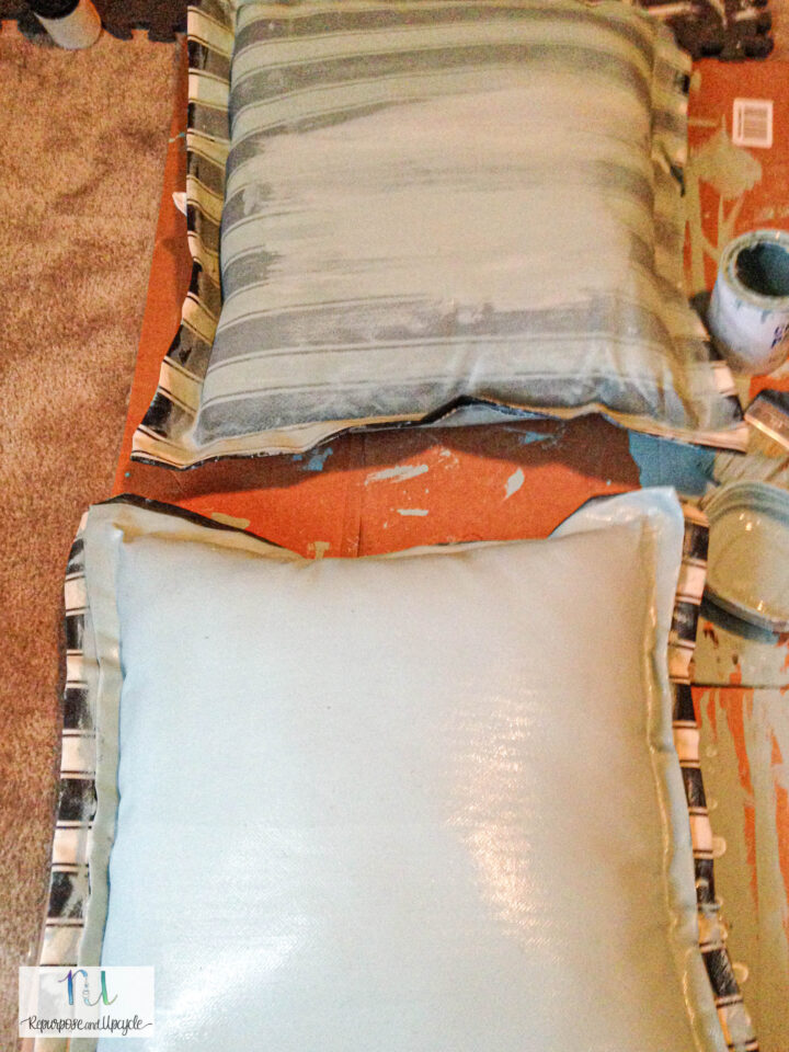 How to Paint Fabric chalk paint