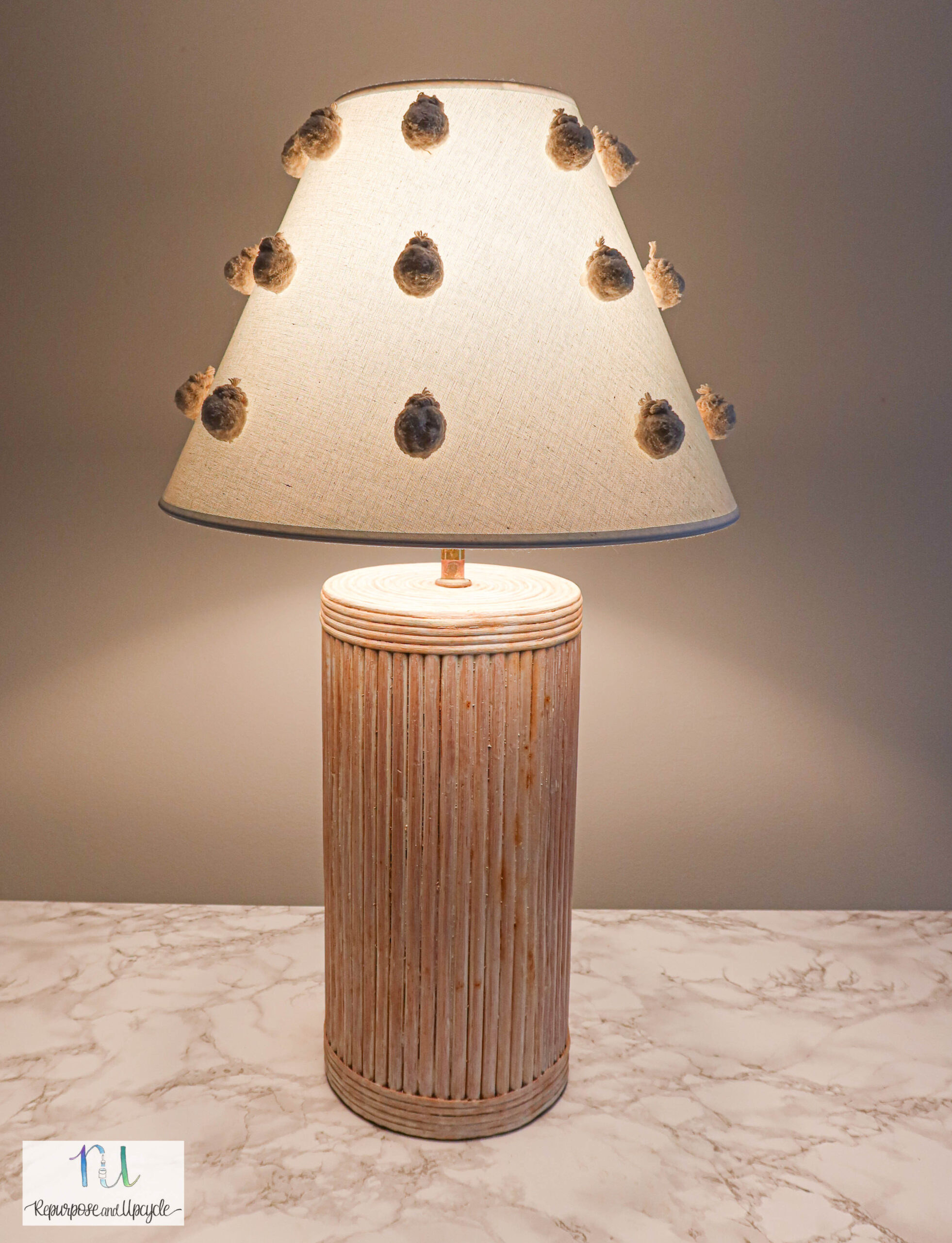 How to Dye a Lampshade with Rit Dye for an Ombre Look