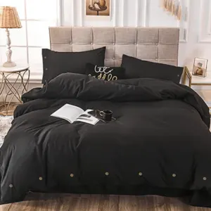 black king size quilt cover set 