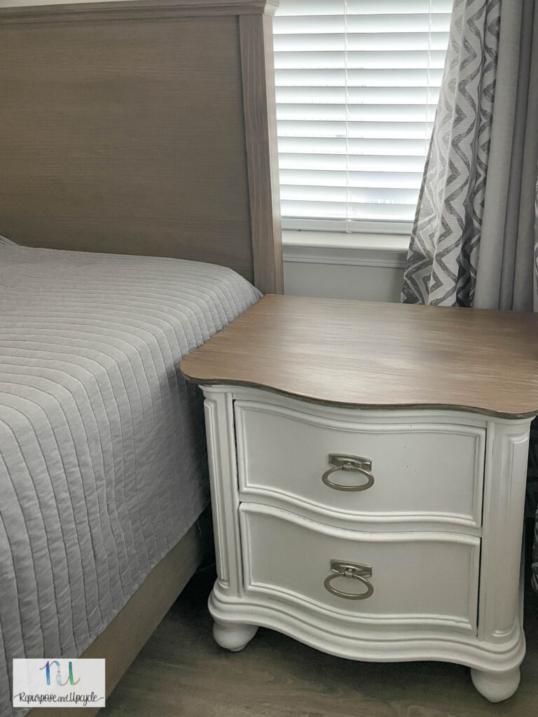 dresser and bed frame color matched