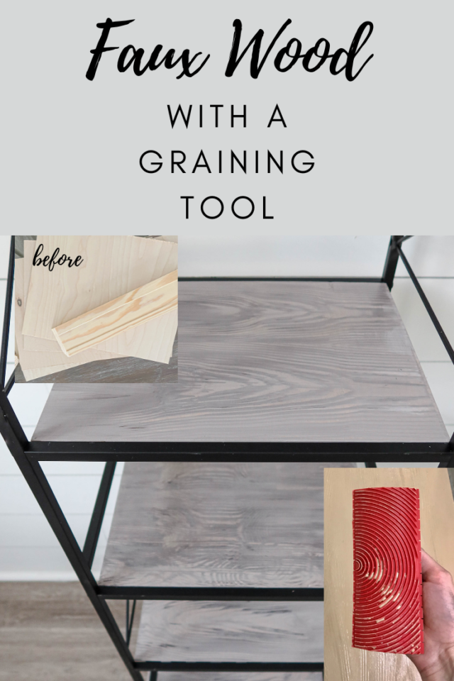 How to use a Graining Tool For Faux Wood Paint Finish