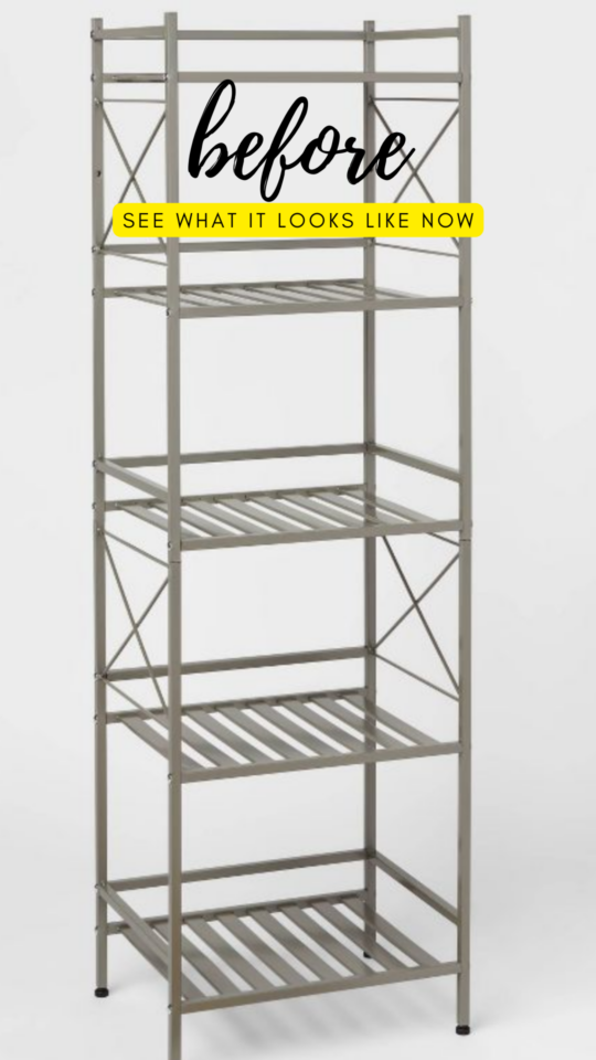 Small Target Shelving Unit Makeover
