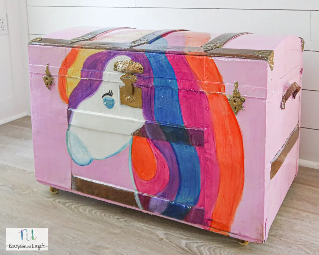 Antique Trunk Makeover • Craving Some Creativity