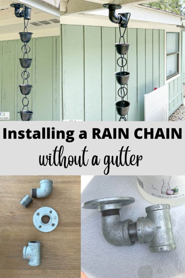 rain chain without gutter