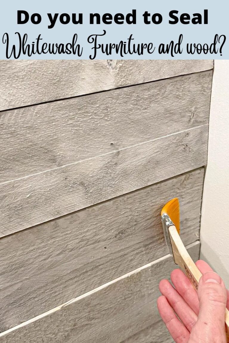 Seal Whitewash Furniture and Wood