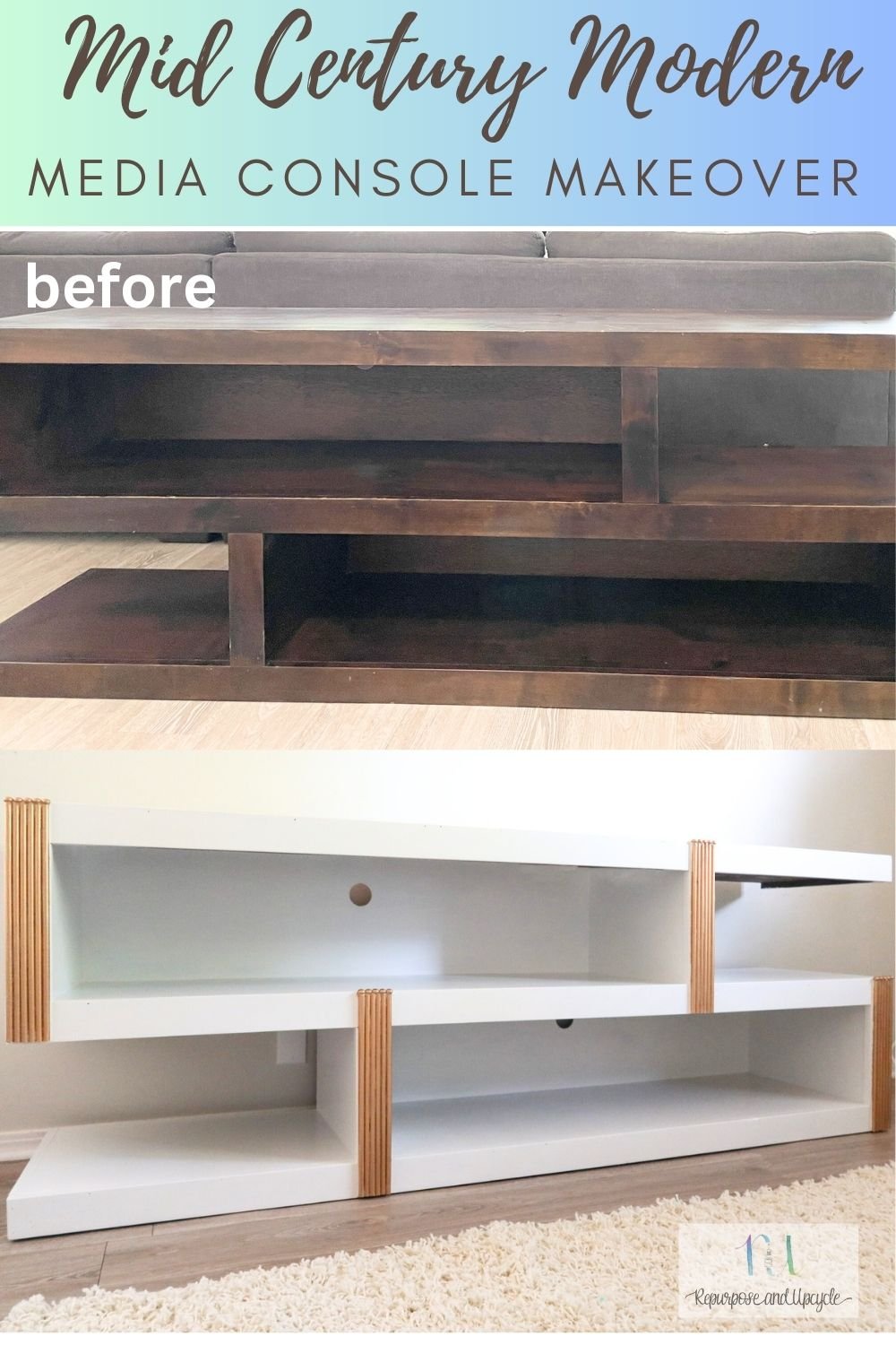 Mid Century Modern Media Consoles from Amazon