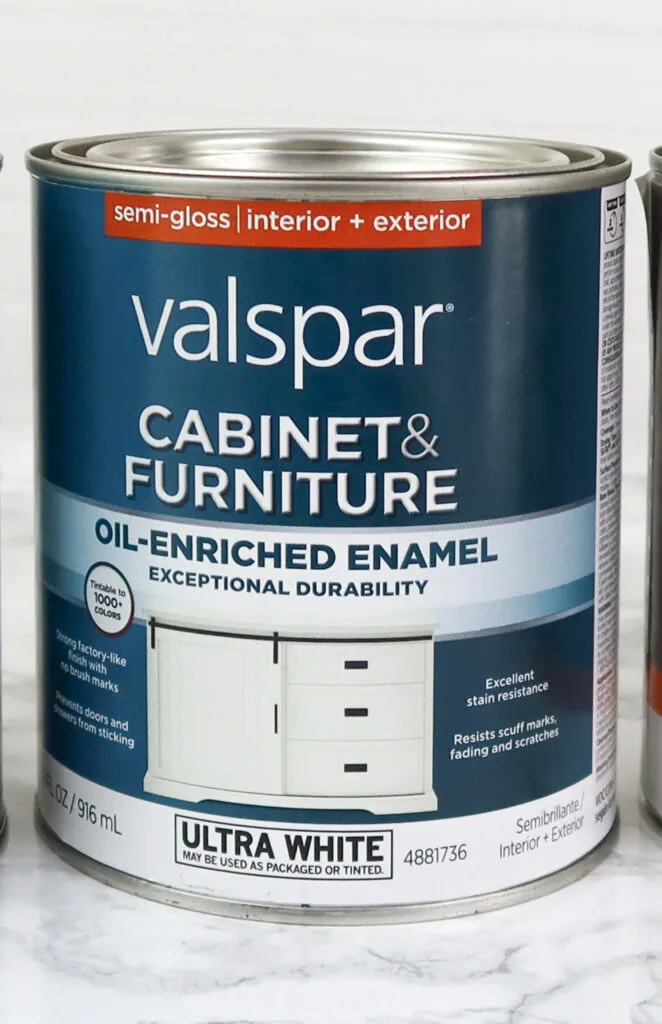 Valspar Cabinet and Furniture Paint Ultra White