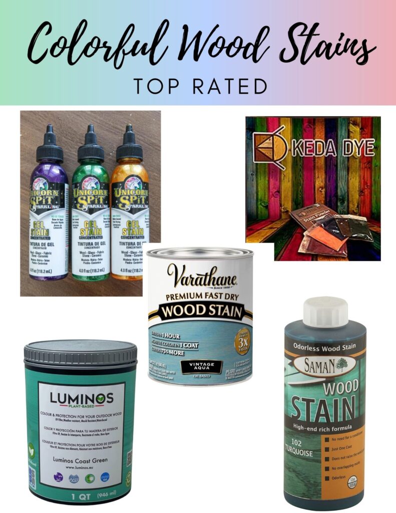 Best Colorful Wood Stains