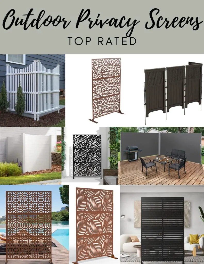outdoor privacy screens top rated