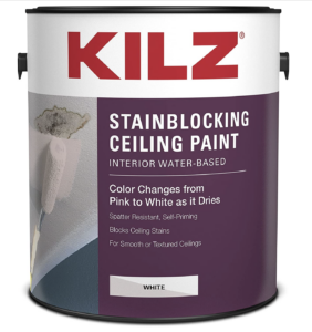 KILZ stain blocking ceiling paint