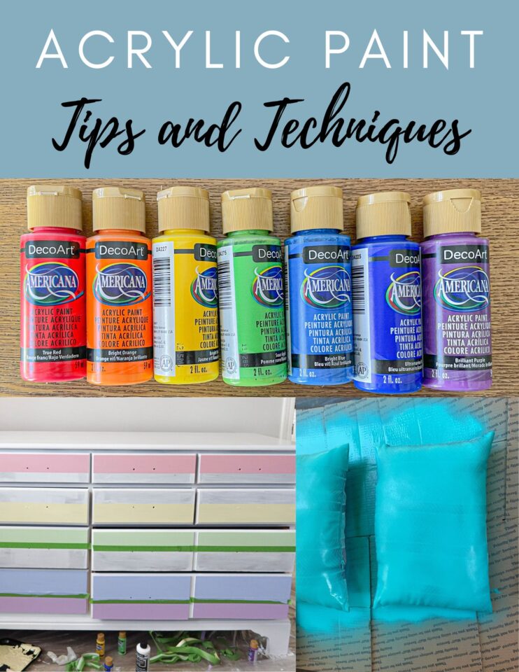 Acrylic Painting Techniques From Painting Wood to Fabric