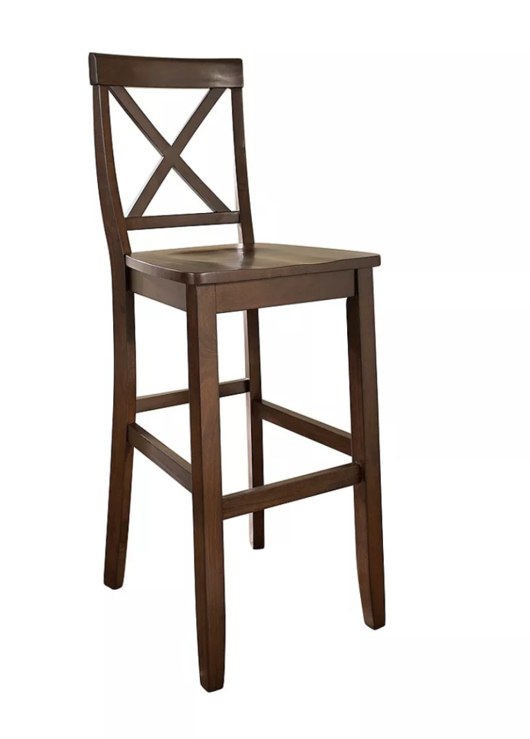 Budget Friendly Farmhouse Style Bar Stools with Backs