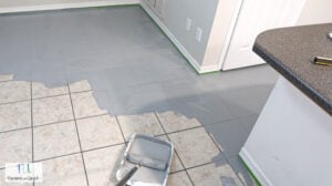 using Rust-Oleum floor paint on tile