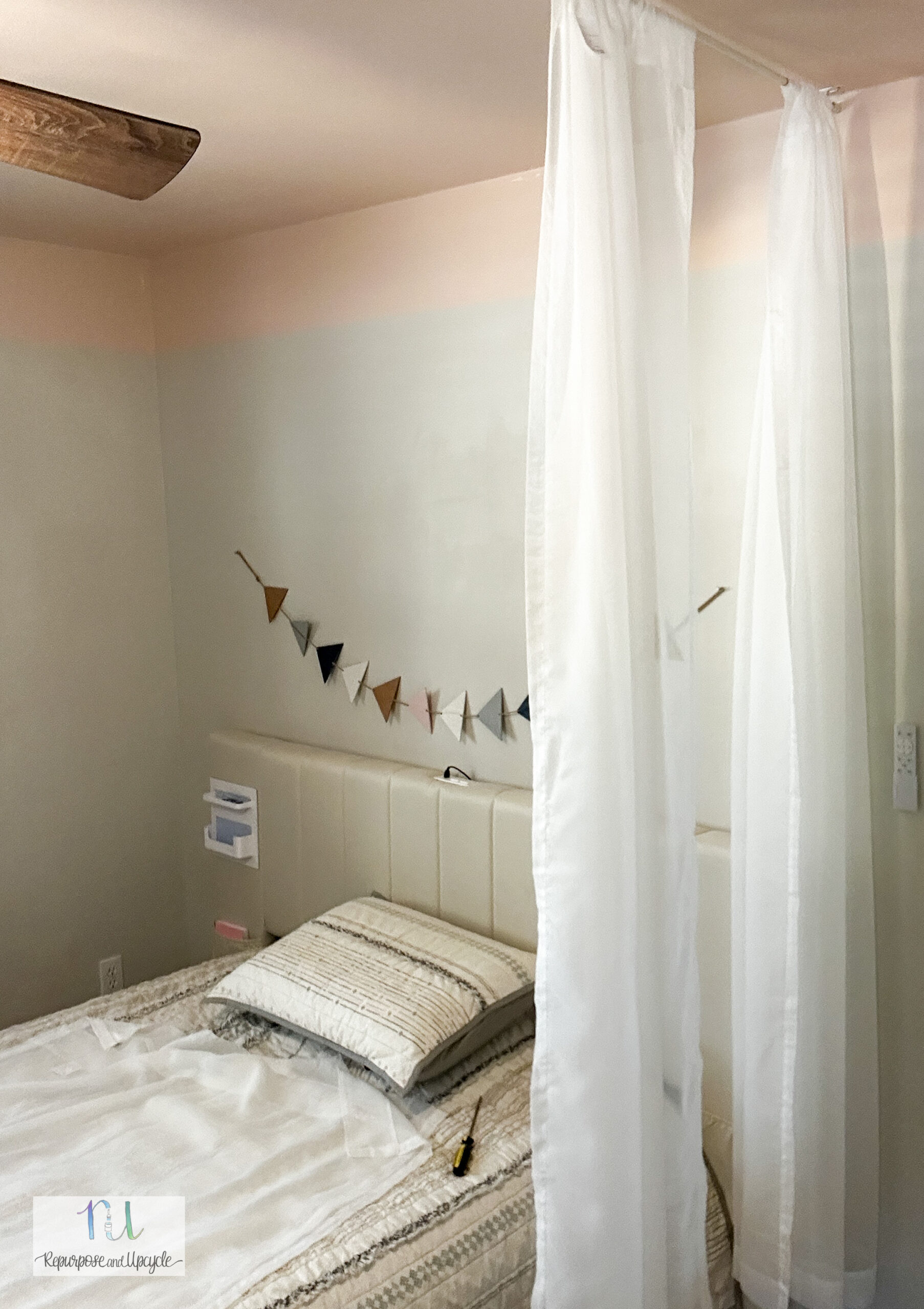 DIY Canopy Bed with Command Hooks: Easy Home Decor!