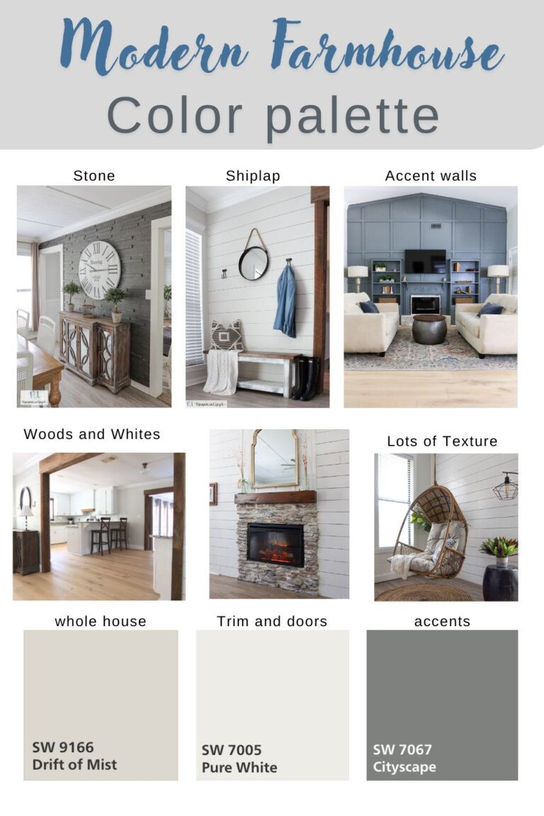 Creating a Modern Farmhouse Color Palette in my Current Home