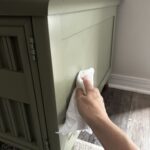how to clean chalk painted furniture