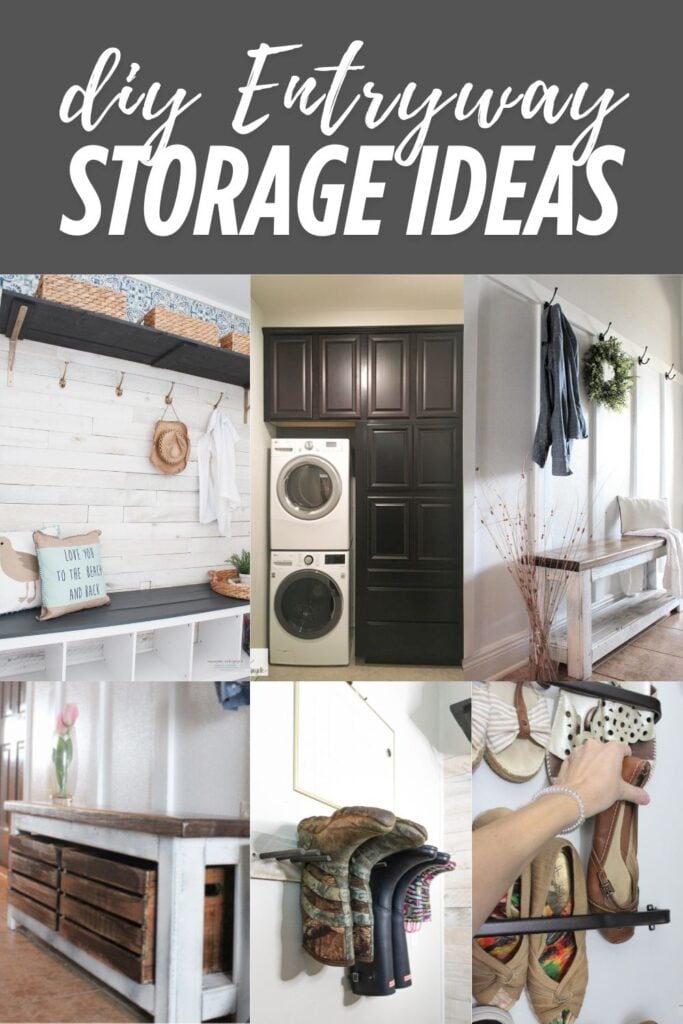 DIY entryway storage ideas