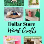 dollar store wood crafts