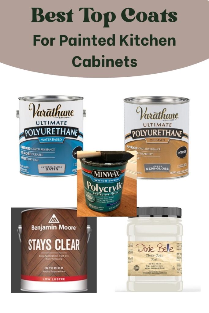 best top coat for painted kitchen cabinets